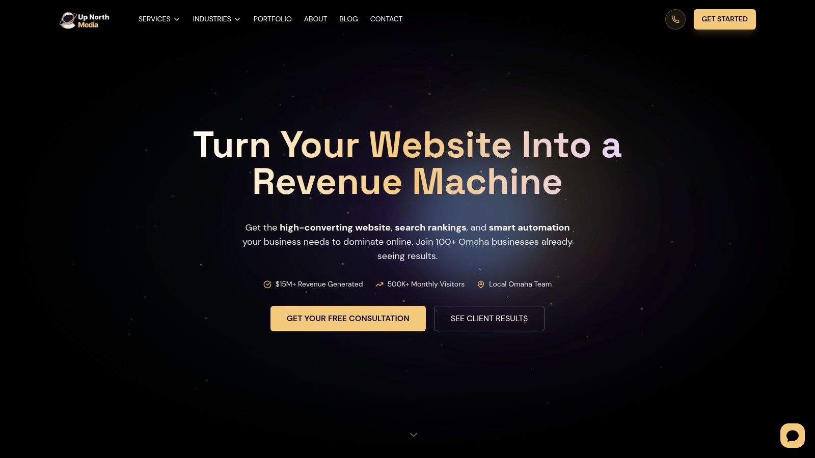 Screenshot from https://upnorthmedia.co