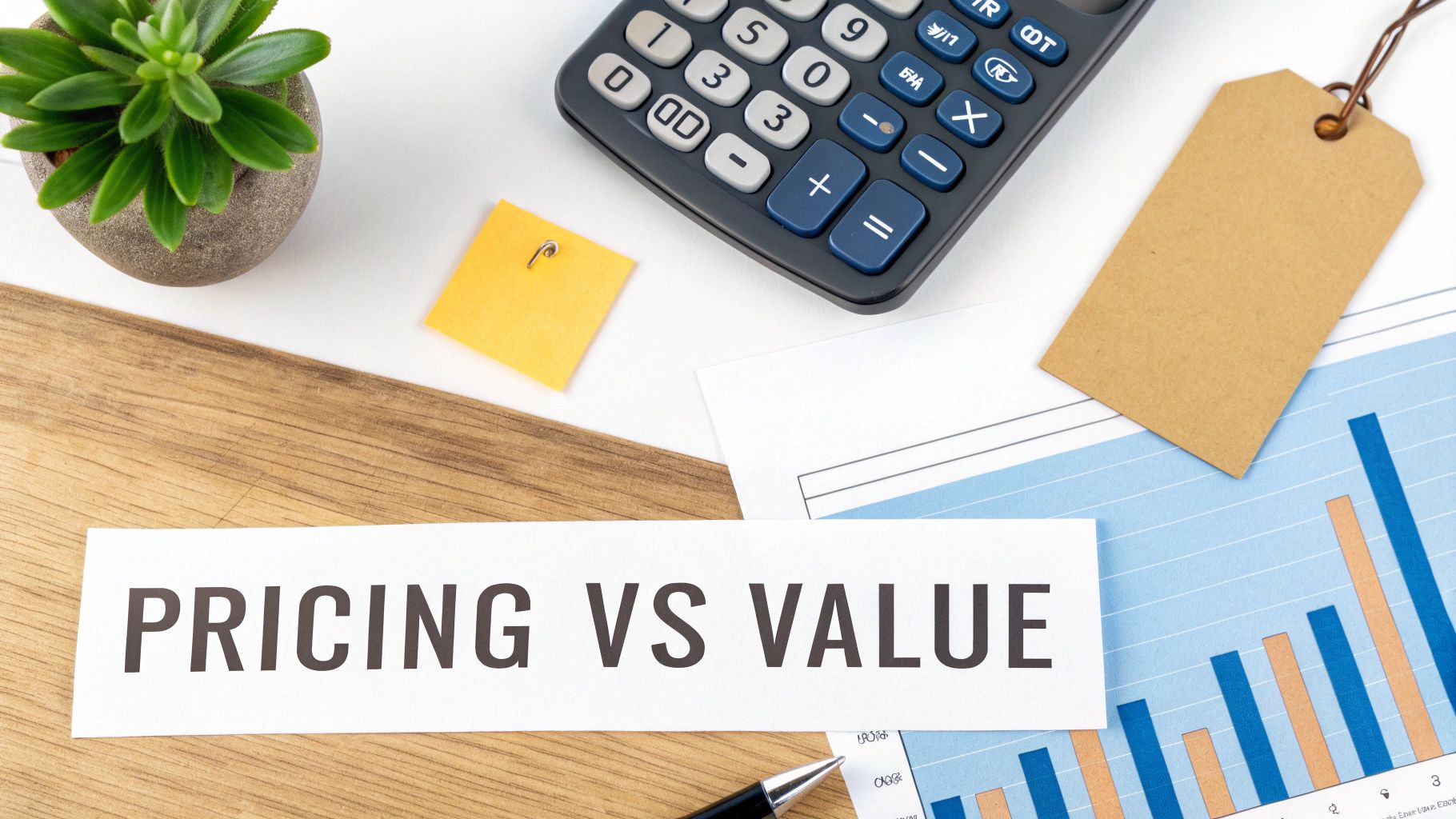 Chart showing the value proposition of ahrefs versus kwfinder.