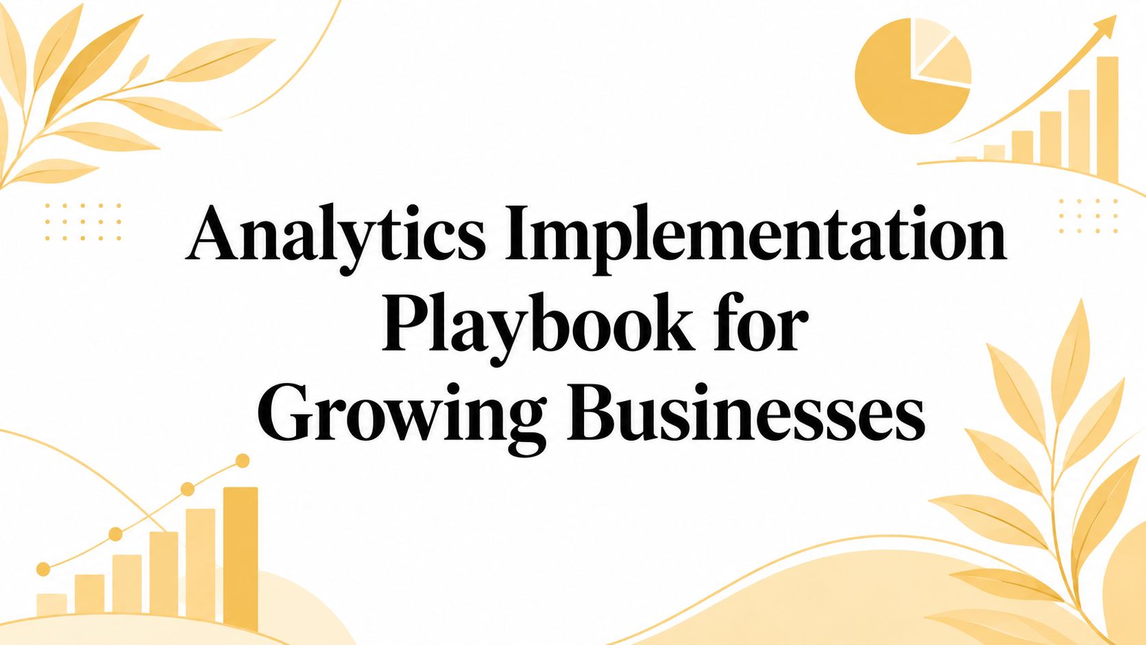 Analytics Implementation Playbook for Growing Businesses