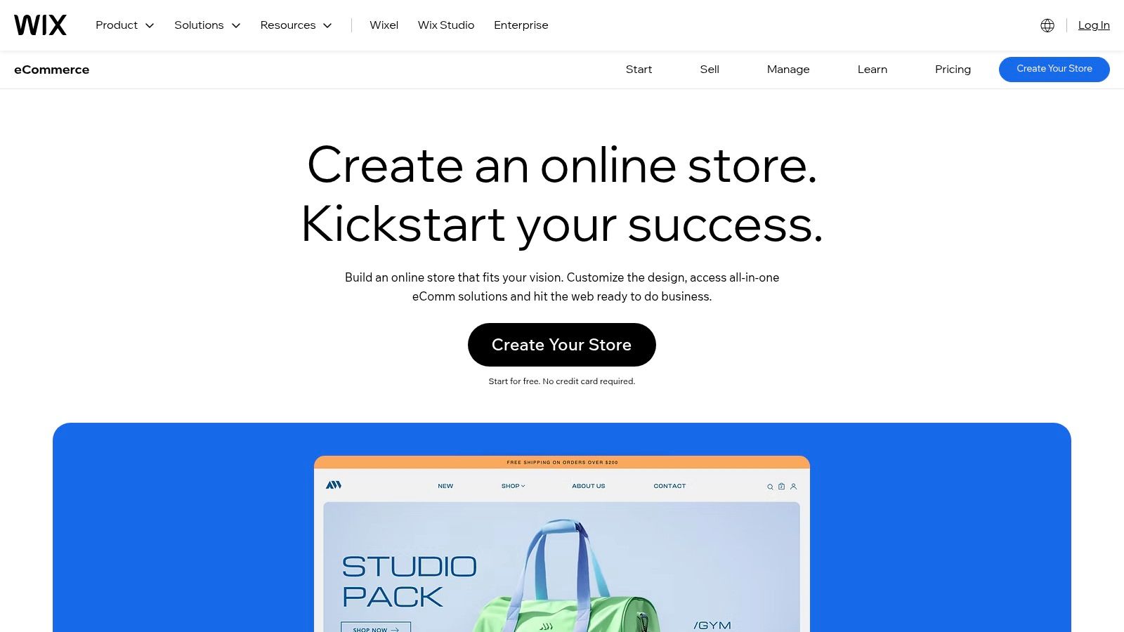 Wix eCommerce