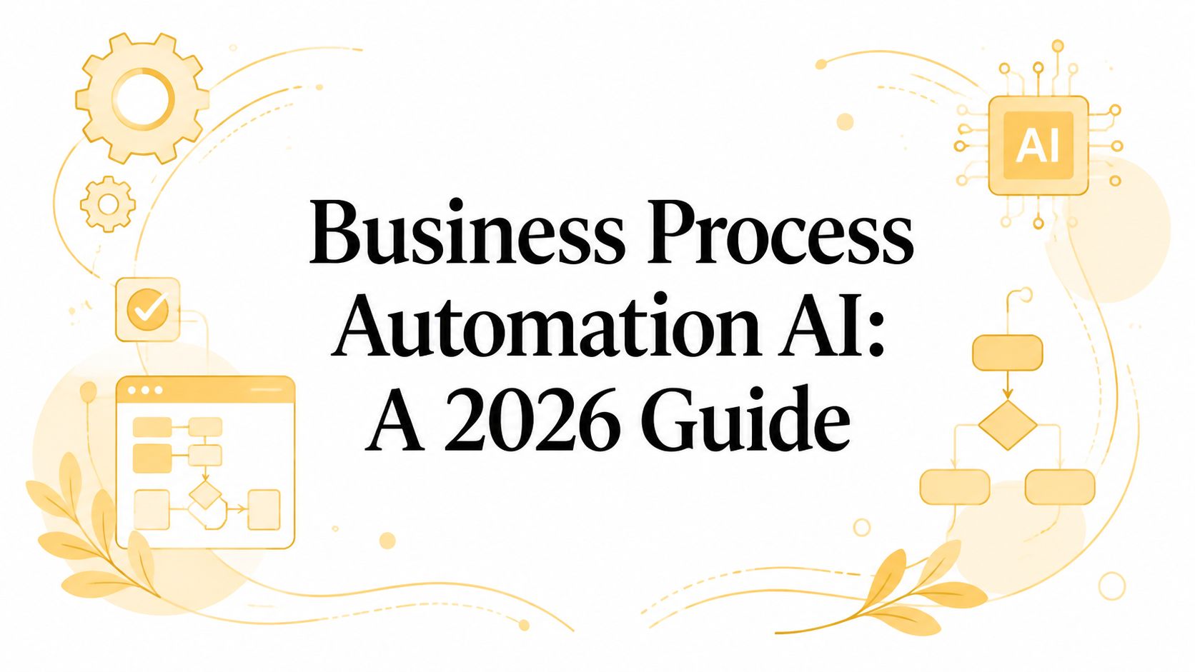Business Process Automation AI: A 2026 Guide