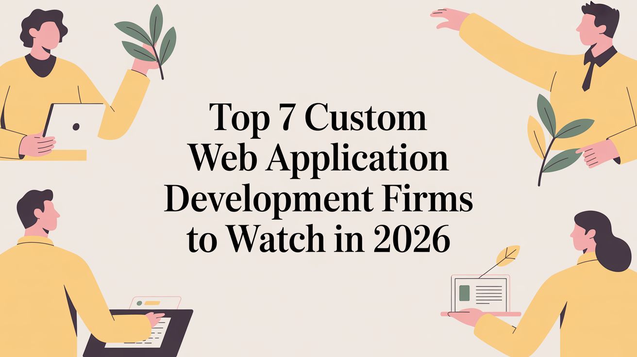 Top 7 Custom Web Application Development Firms To Watch in 2026