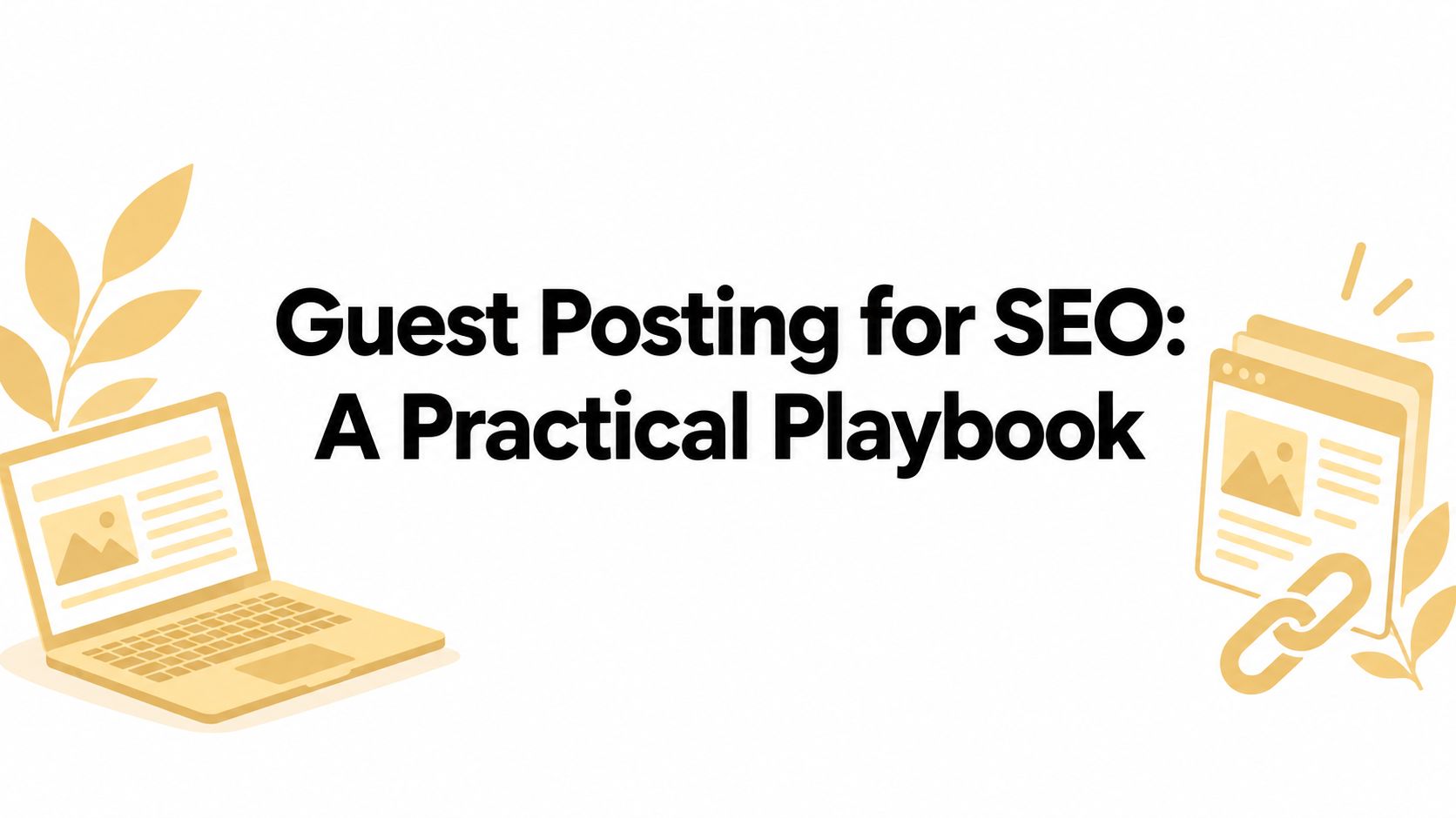Guest Posting for SEO: A Practical Playbook