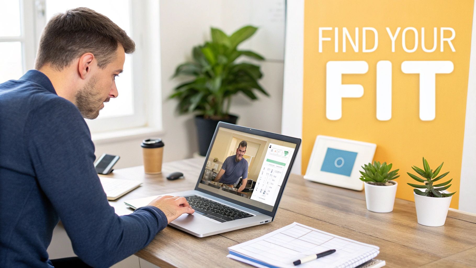 A person at a desk analyzing charts and graphs on a laptop, representing budget and business needs planning.