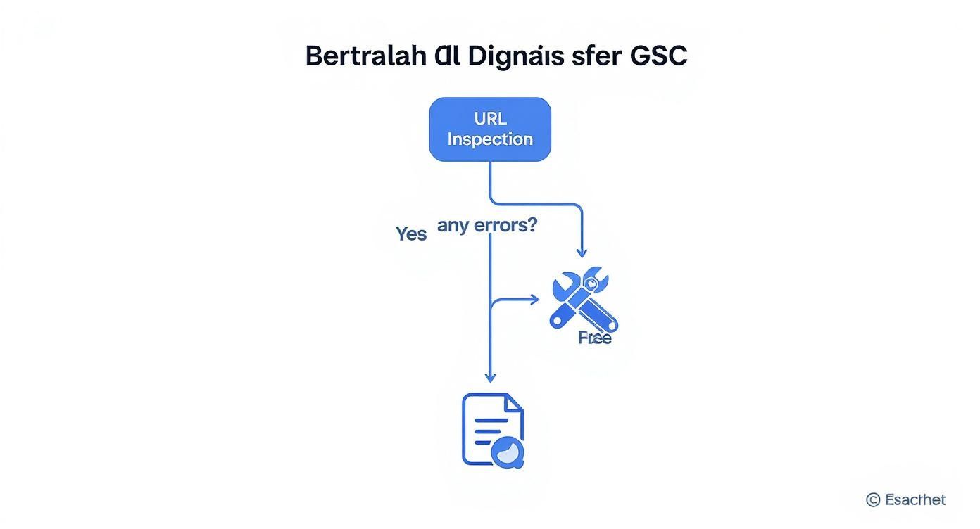 Infographic about how to fix crawled currently not indexed