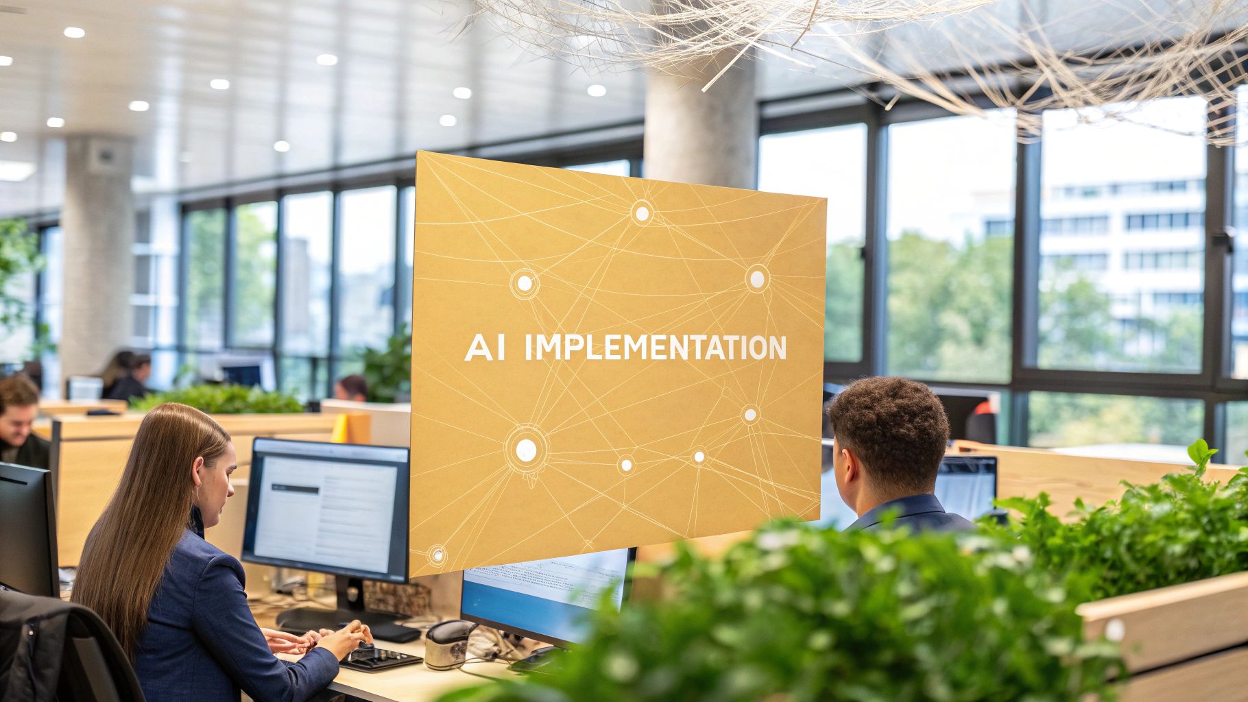 How to Implement AI in Business Your Practical Strategy Guide