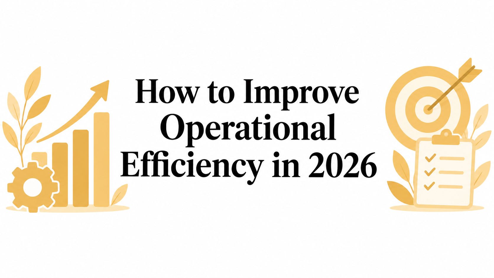 How to Improve Operational Efficiency in 2026