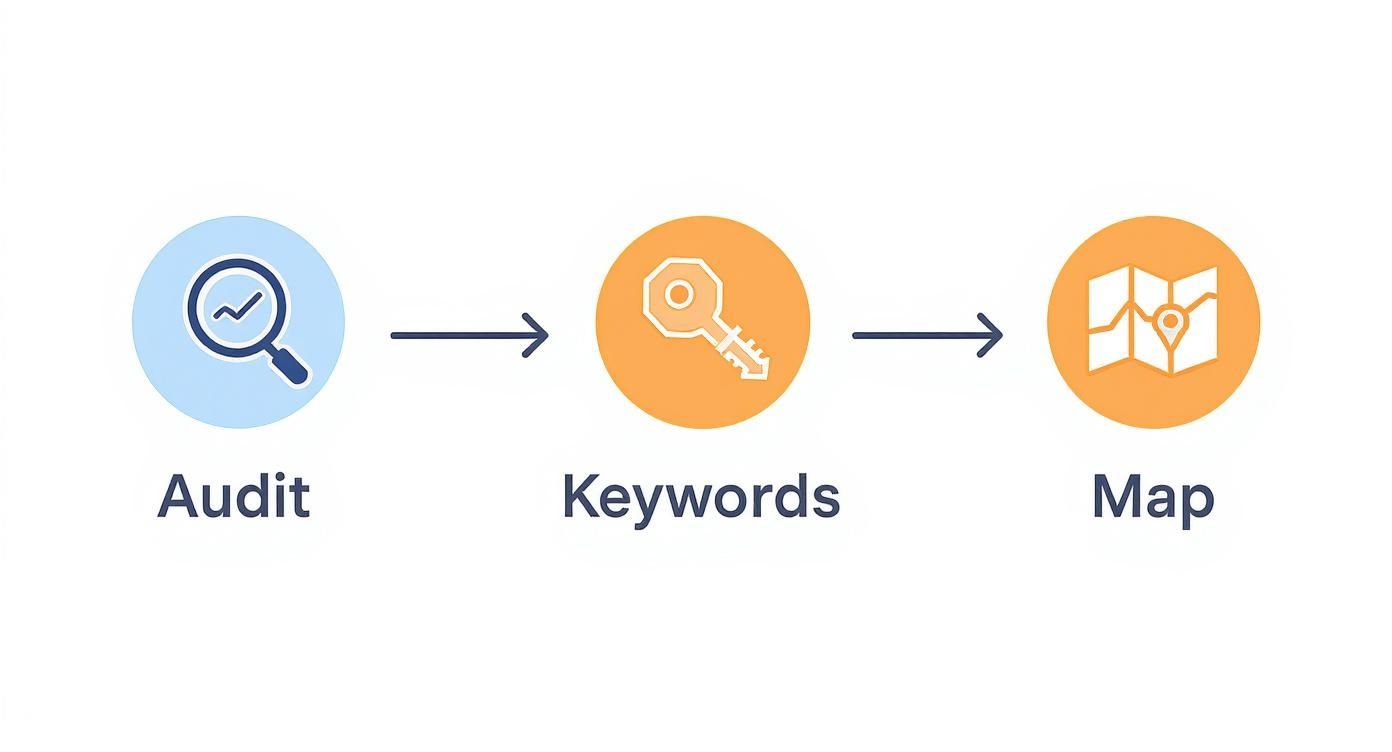 Infographic about how to increase blog traffic