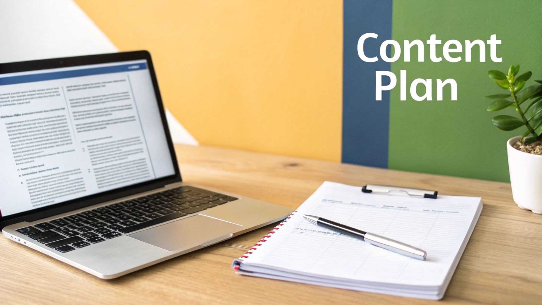 Laptop showing SEO analytics on screen