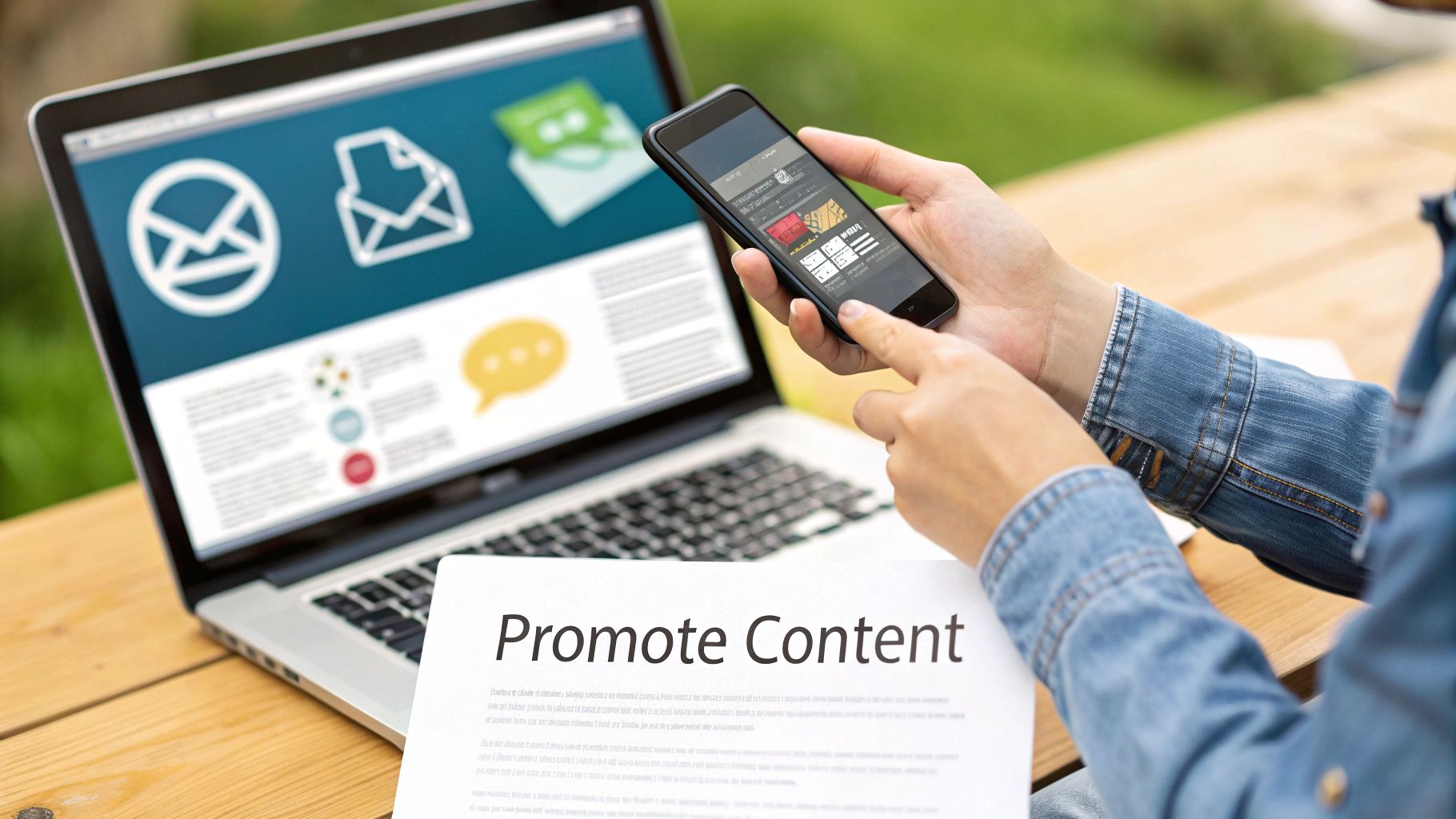 Illustration showing interconnected nodes, representing a network of links building authority.