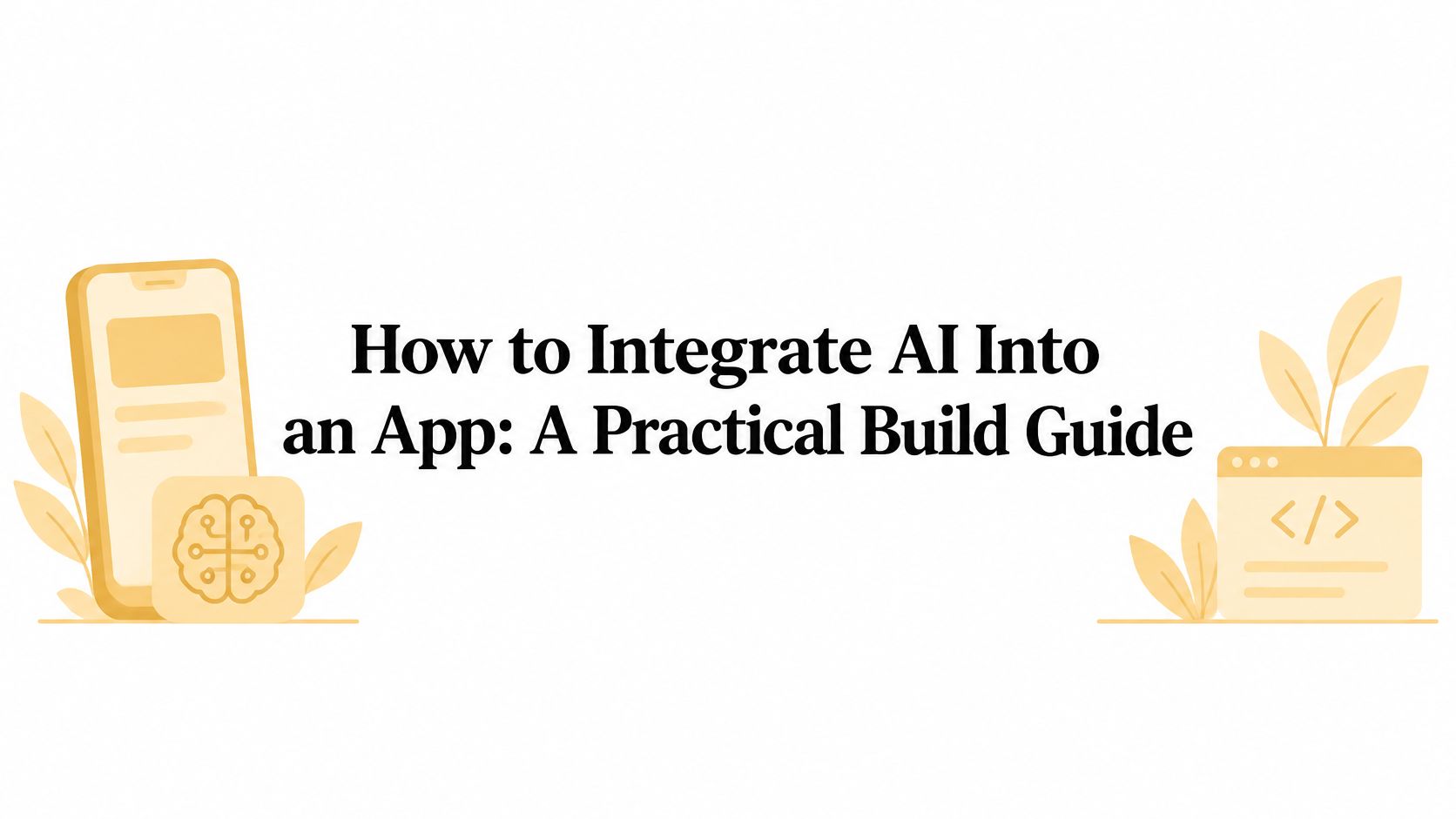 How to Integrate AI Into an App: A Practical Build Guide