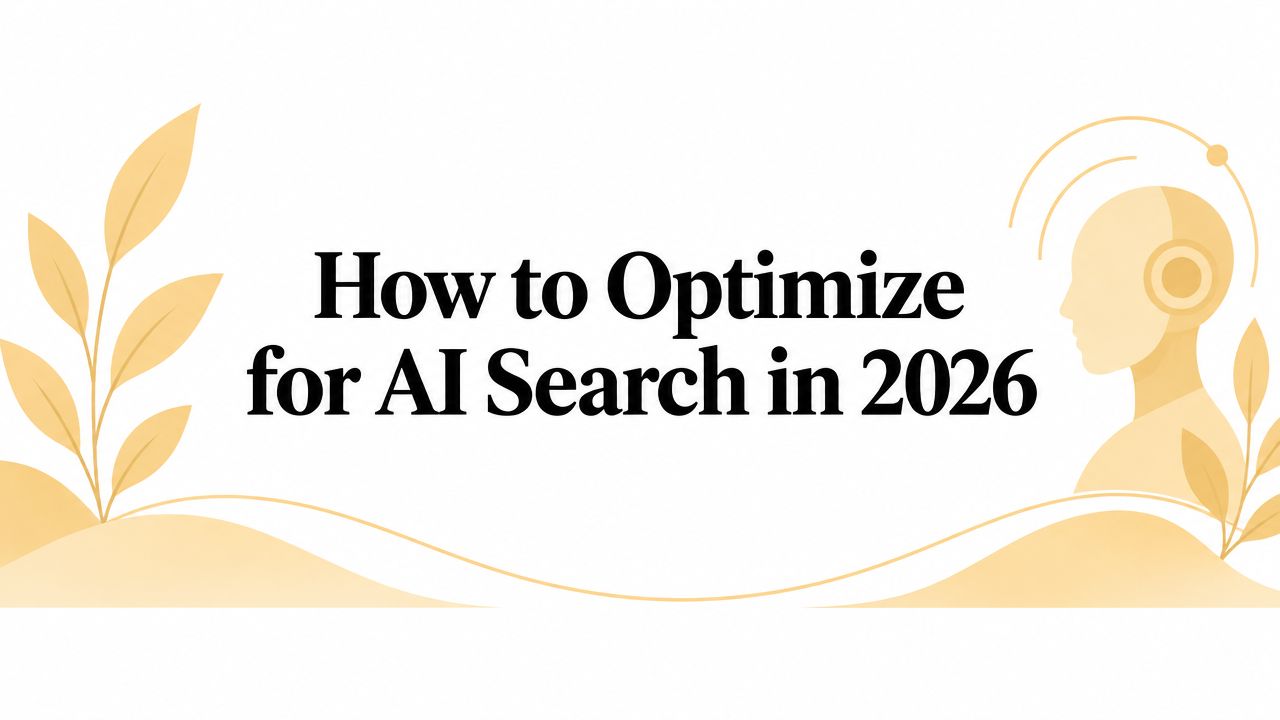 How to Optimize for AI Search in 2026