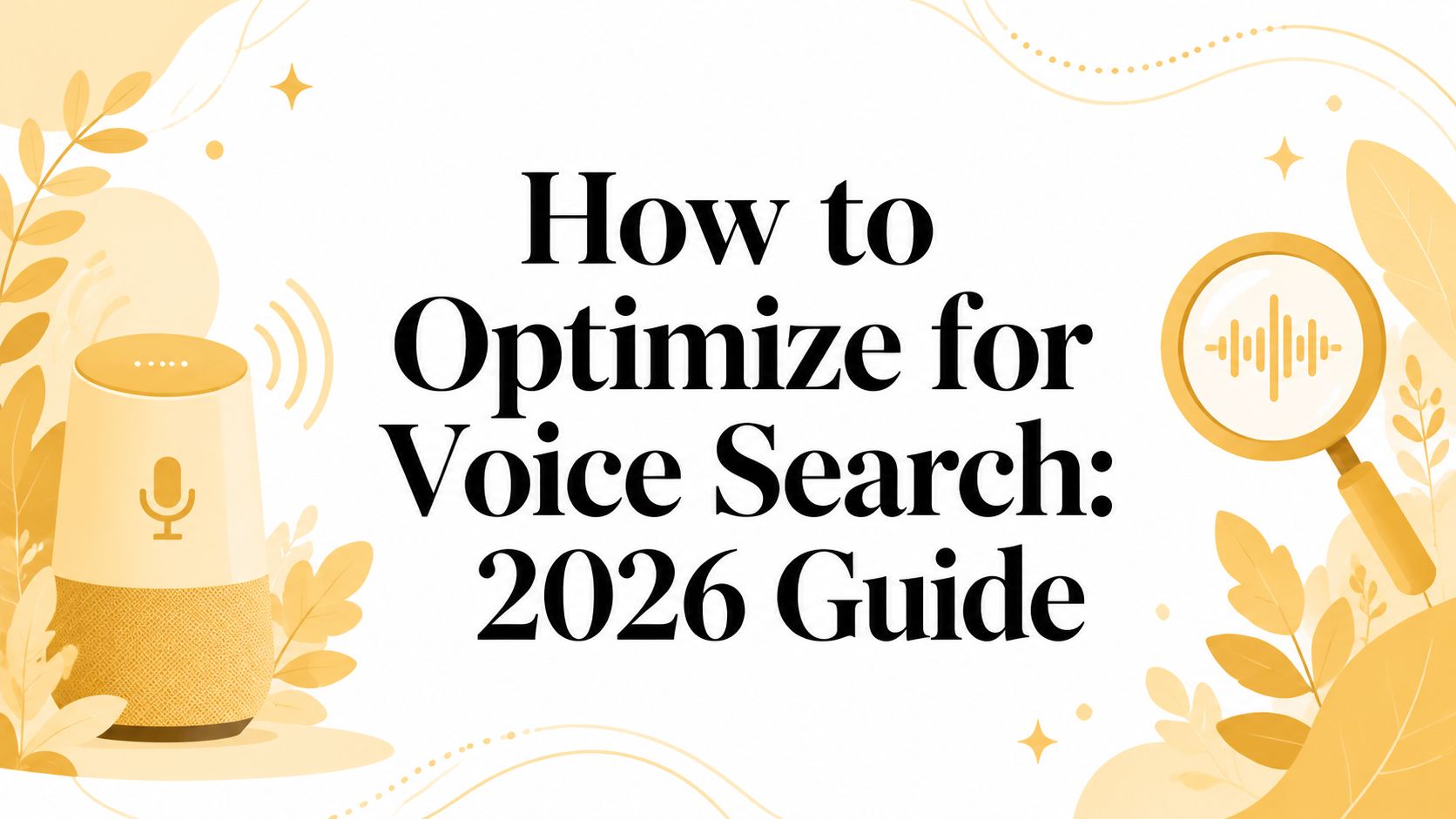 How to Optimize for Voice Search: 2026 Guide