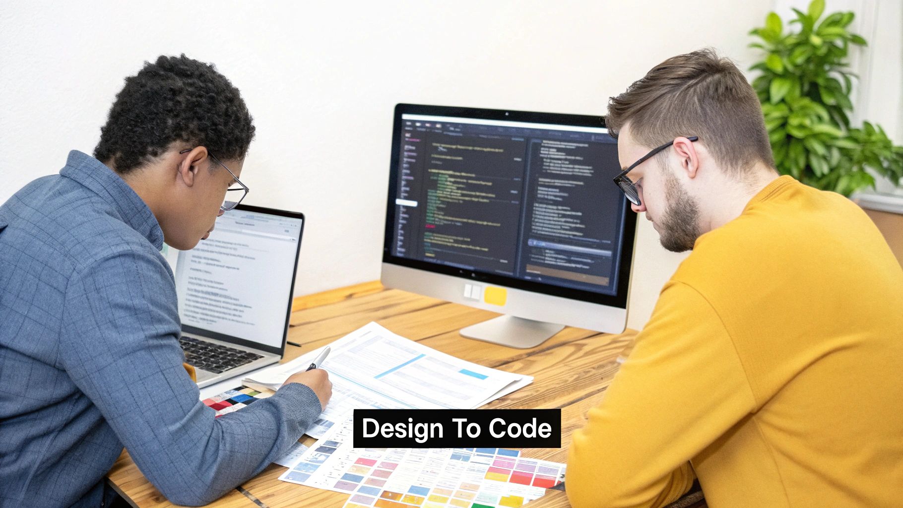 A graph showing upward trending growth with digital icons.