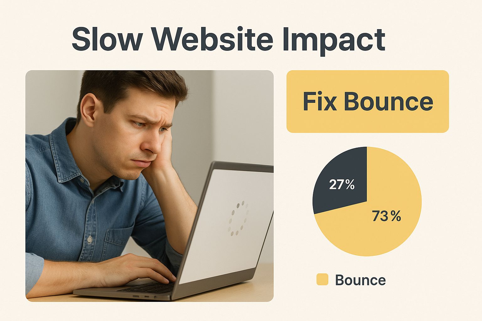 Infographic about how to reduce bounce rate