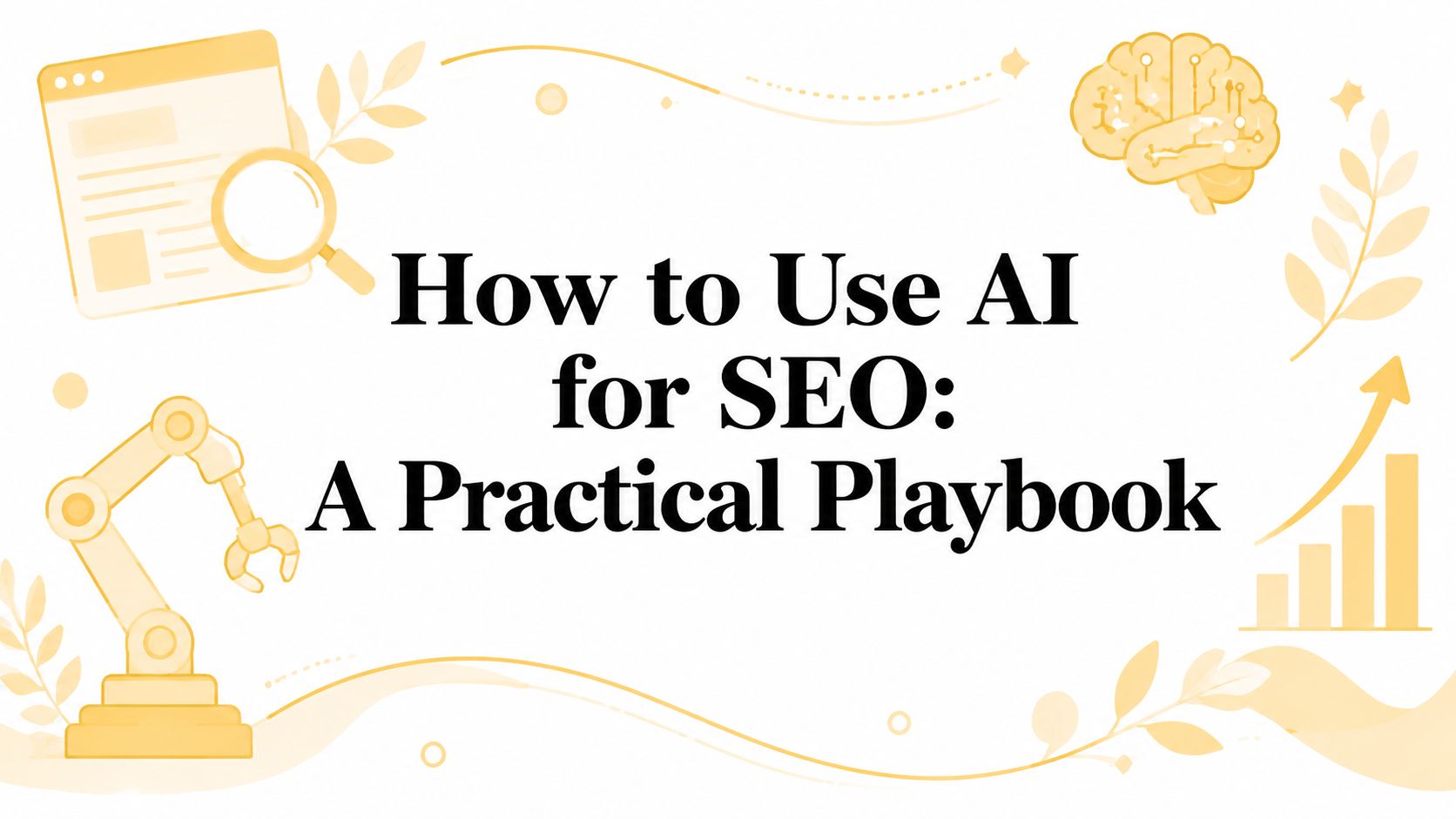 How to Use AI for SEO: A Practical Playbook