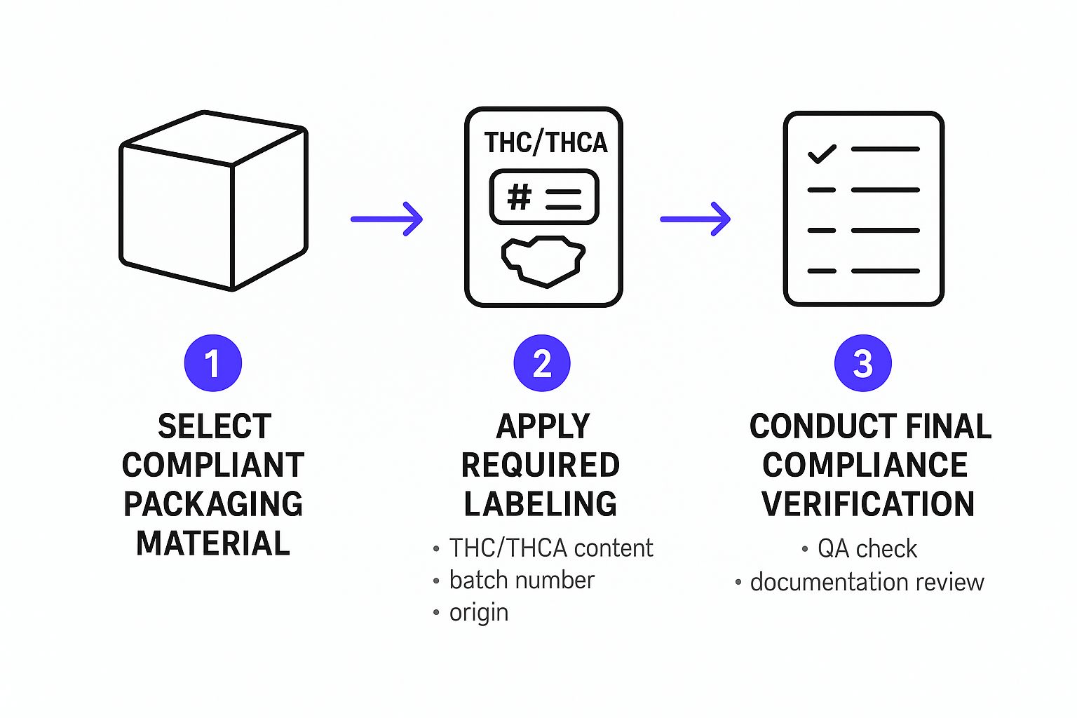 Infographic about CBD/Hemp/THCA Shipping Laws California