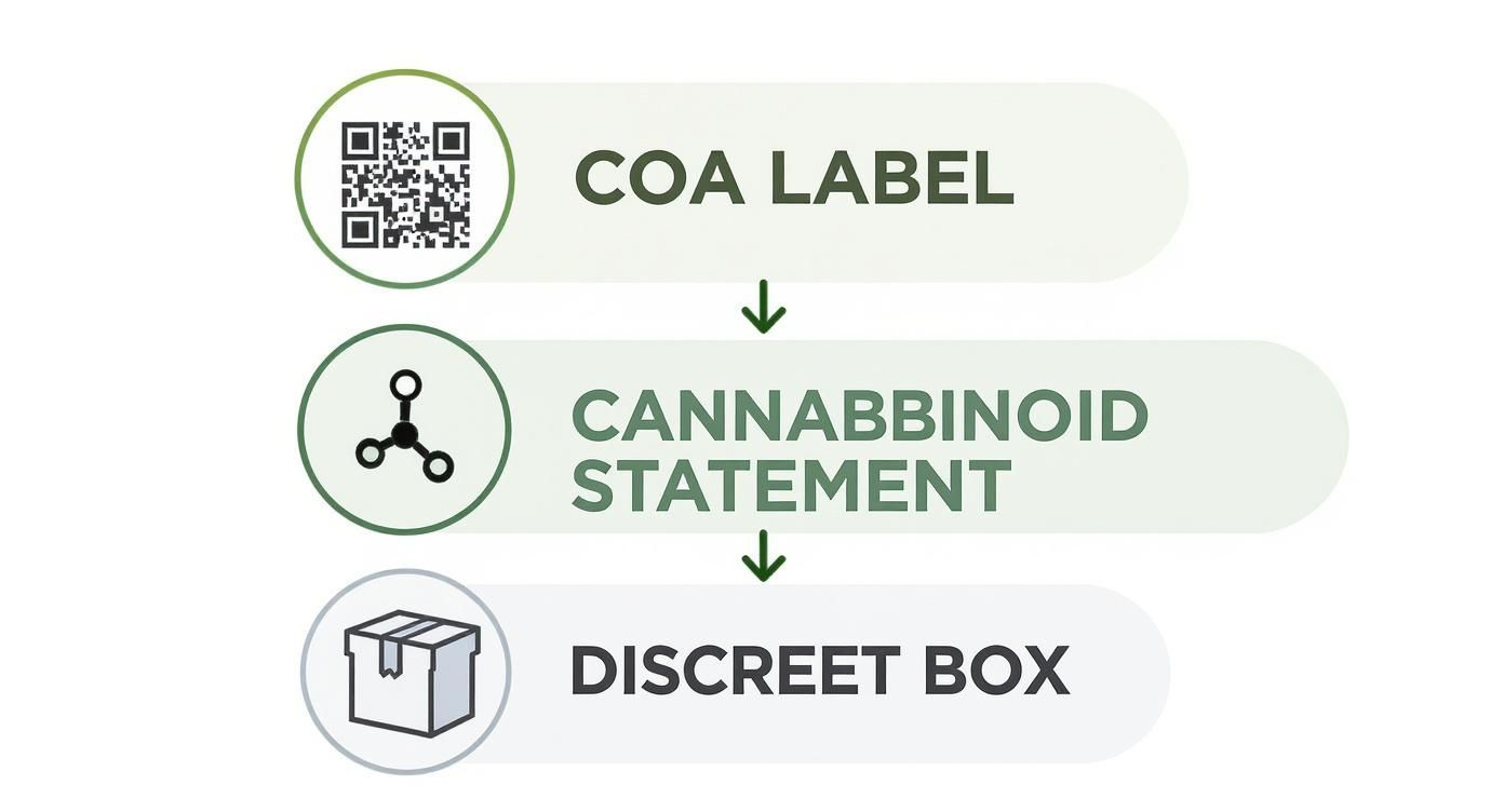 Infographic about CBD/Hemp/THCA Shipping Laws Wisconsin