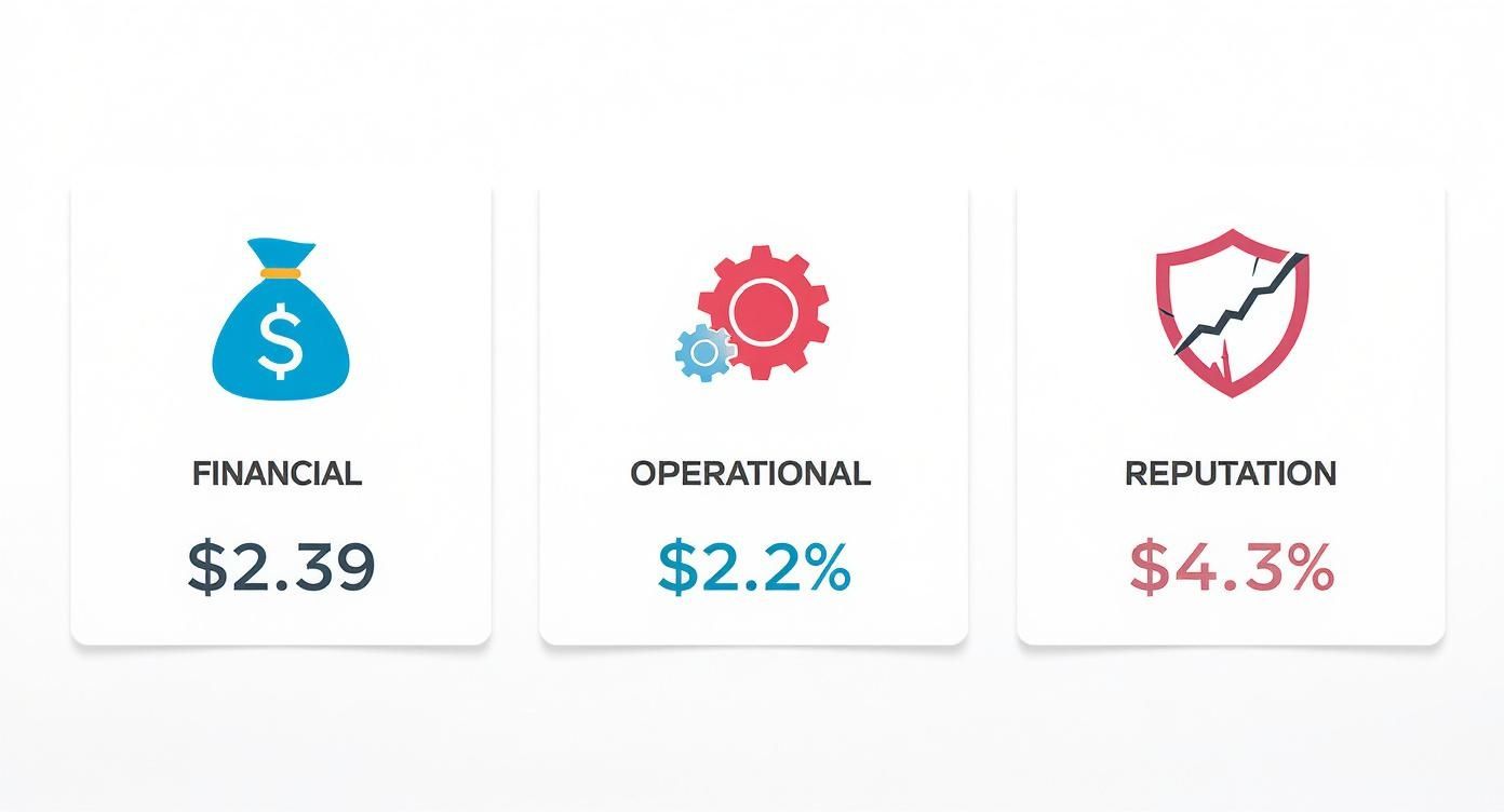 Infographic about Hidden costs non-compliance regulated product shipping