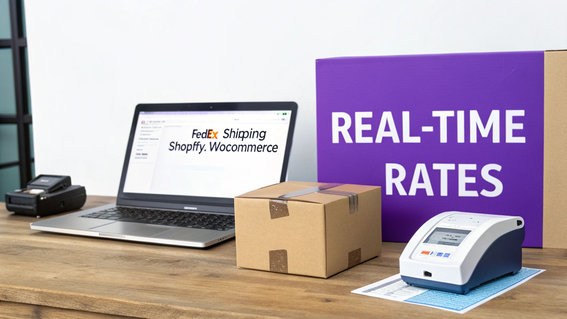 Workers in a warehouse packaging boxes for shipment.