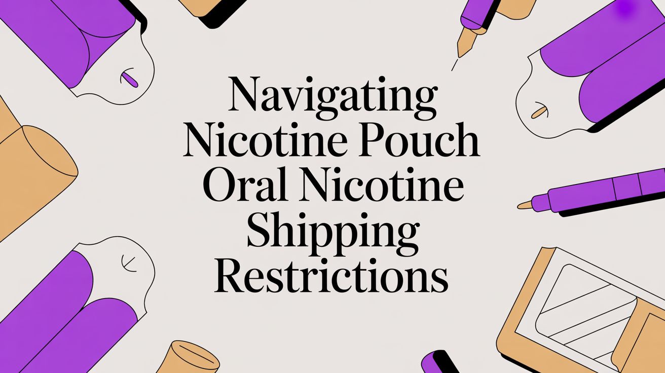 Navigating Nicotine Pouch Oral Nicotine Shipping Restrictions