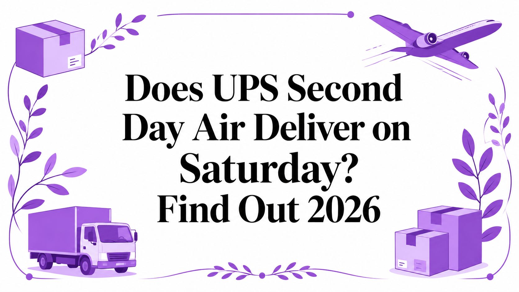 Does UPS Second Day Air Deliver on Saturday? Find Out 2026