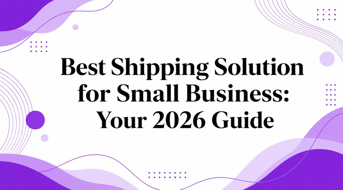 Best Shipping Solution for Small Business: Your 2026 Guide