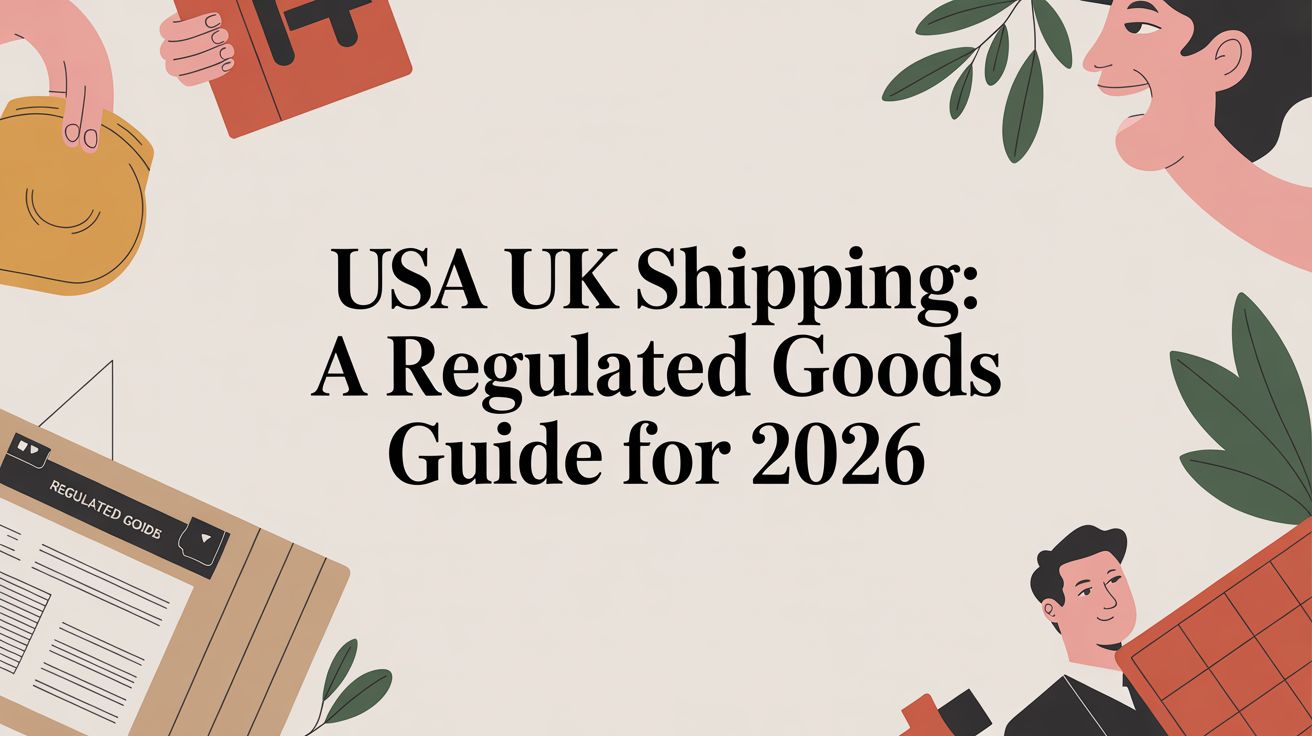 USA UK Shipping: A Regulated Goods Guide for 2026