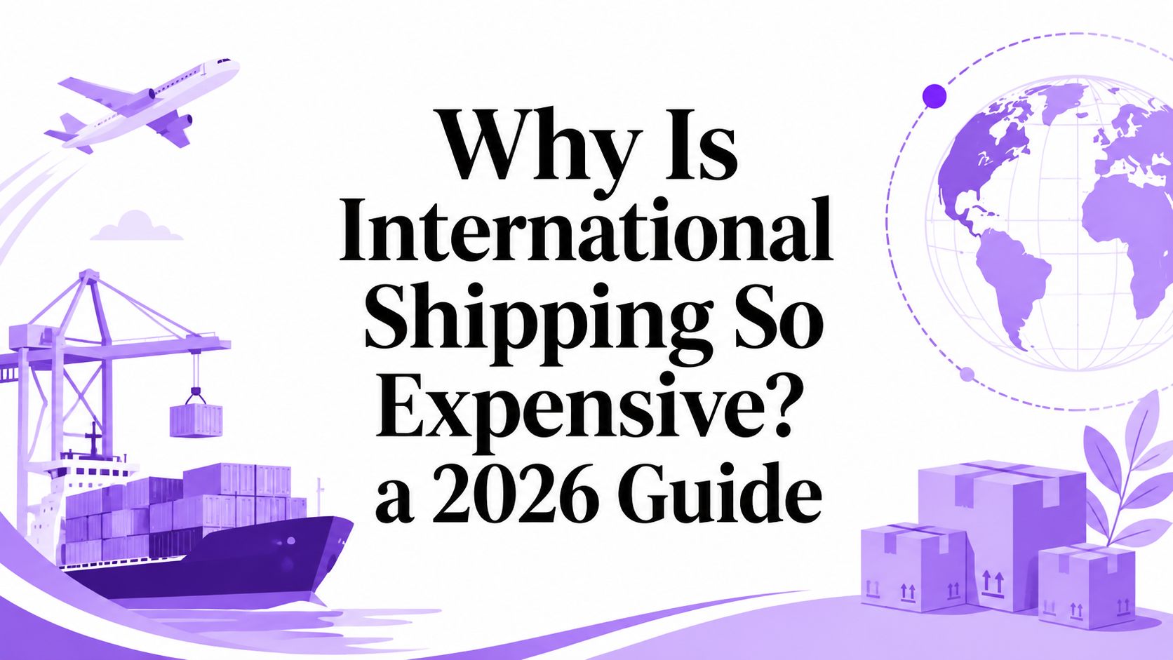 Why Is International Shipping So Expensive? a 2026 Guide
