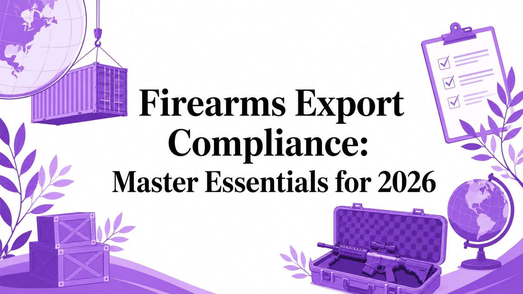 Firearms Export Compliance: Master Essentials for 2026