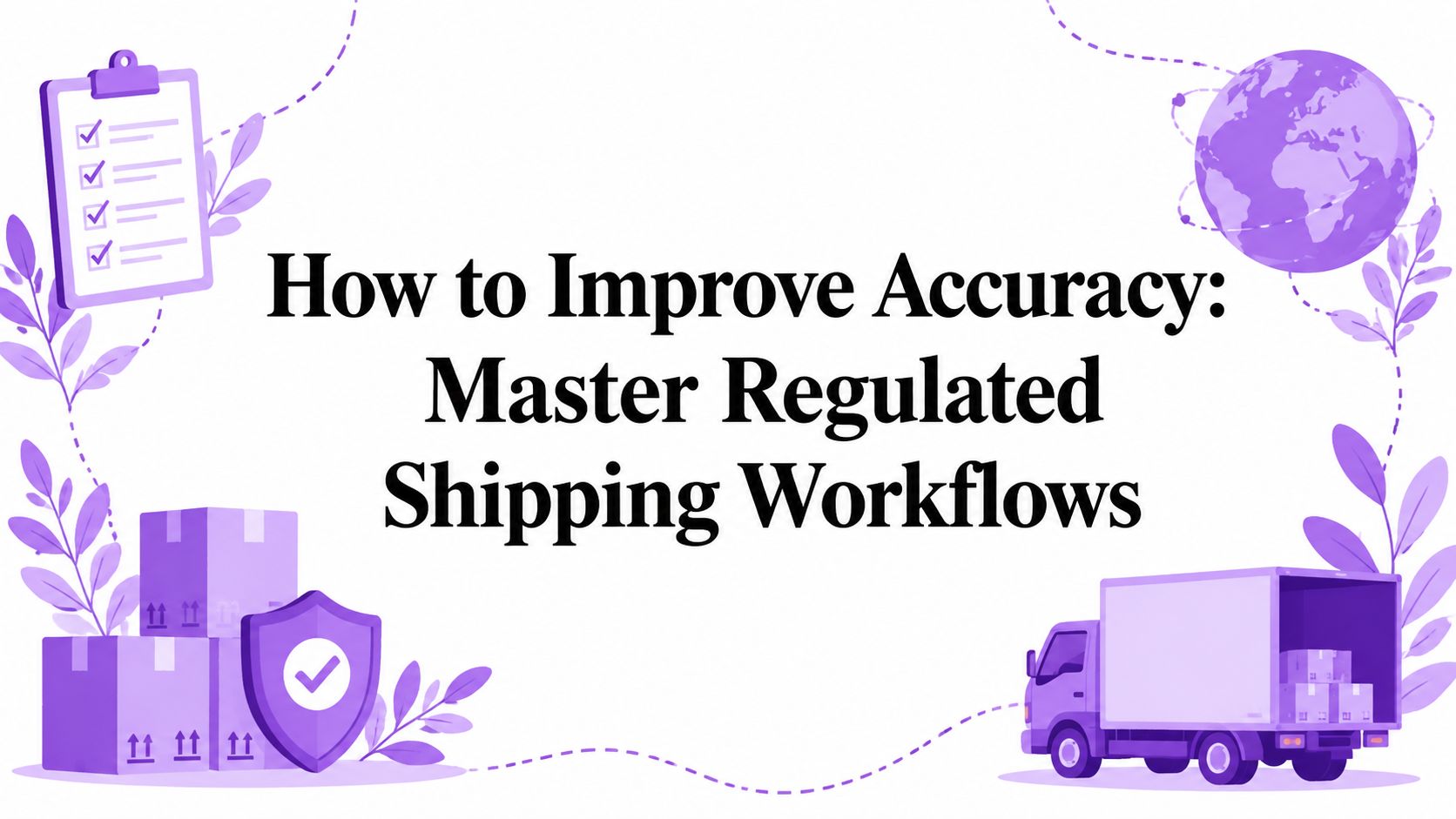 How to Improve Accuracy: Master Regulated Shipping Workflows