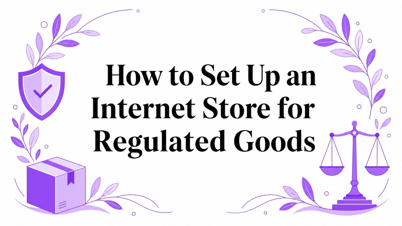 How to Set Up an Internet Store for Regulated Goods