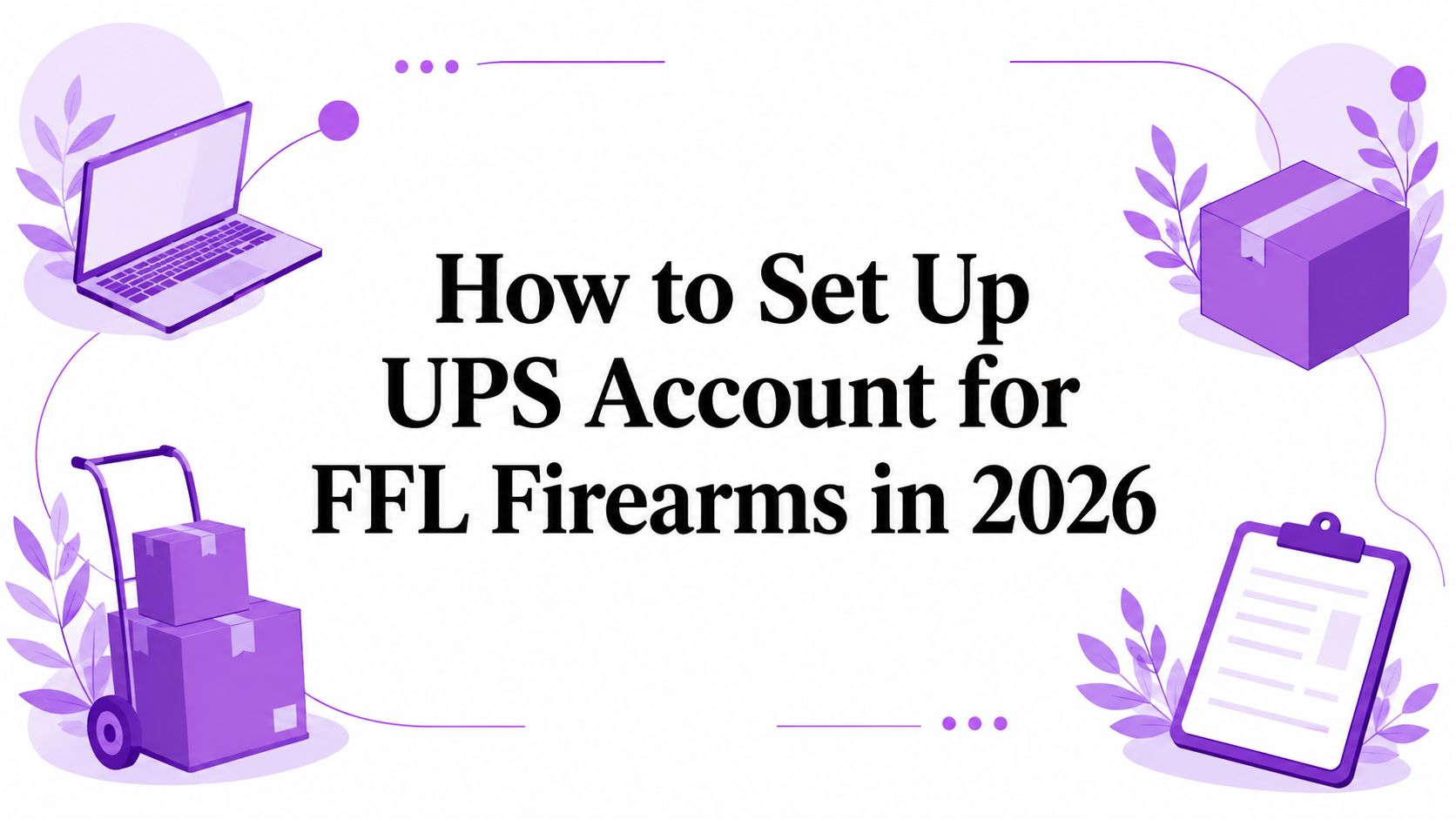 How to Set Up UPS Account for FFL Firearms in 2026