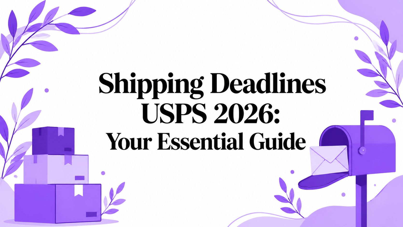 Shipping Deadlines USPS 2026: Your Essential Guide
