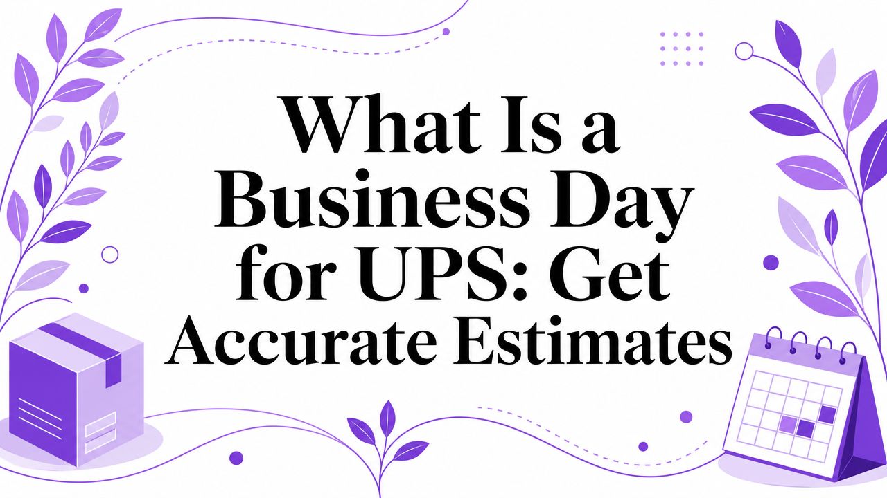What Is a Business Day for UPS: Get Accurate Estimates