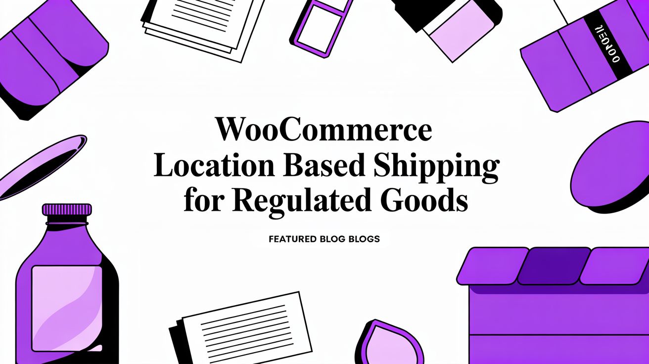WooCommerce Location Based Shipping for Regulated Goods