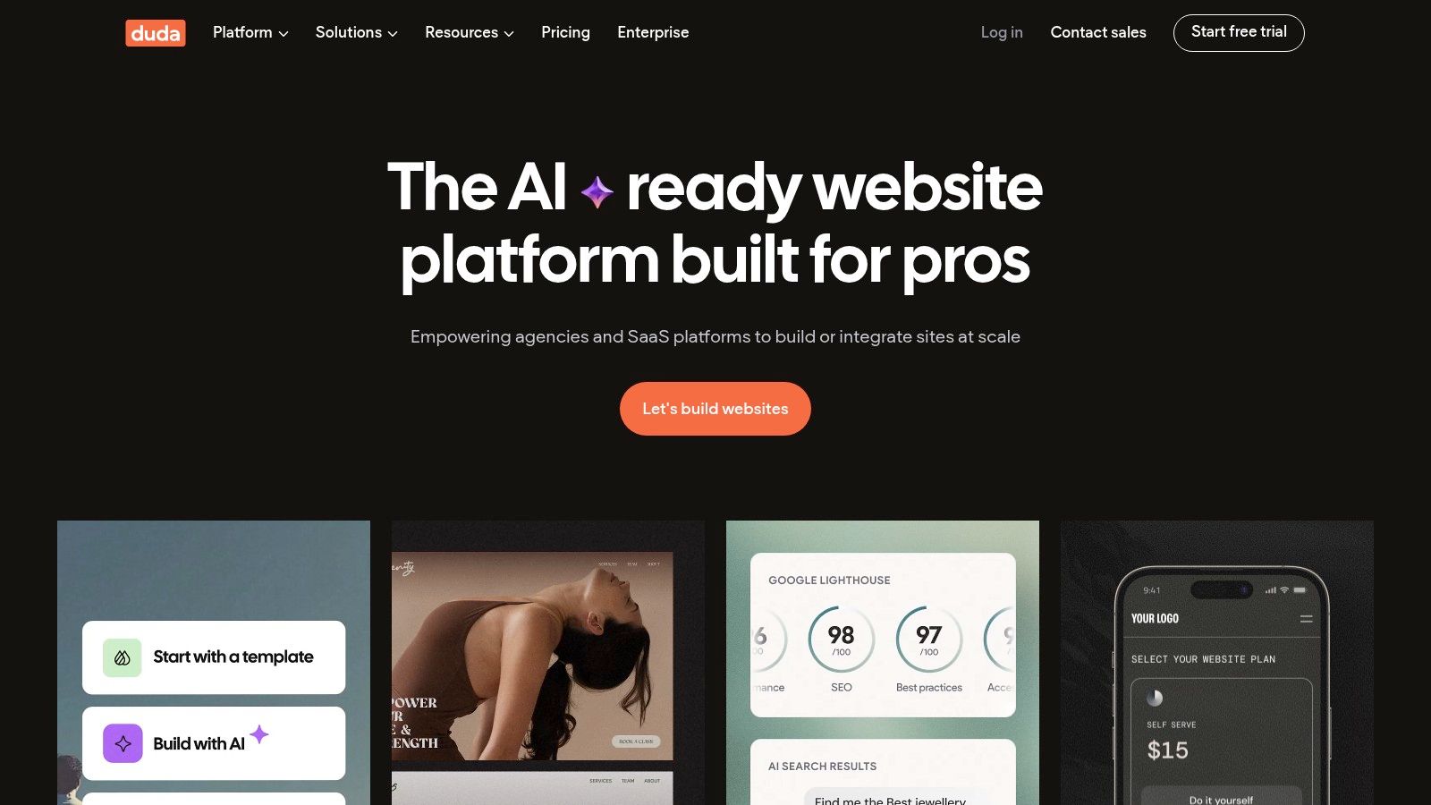 Duda – Landscaping Website Design