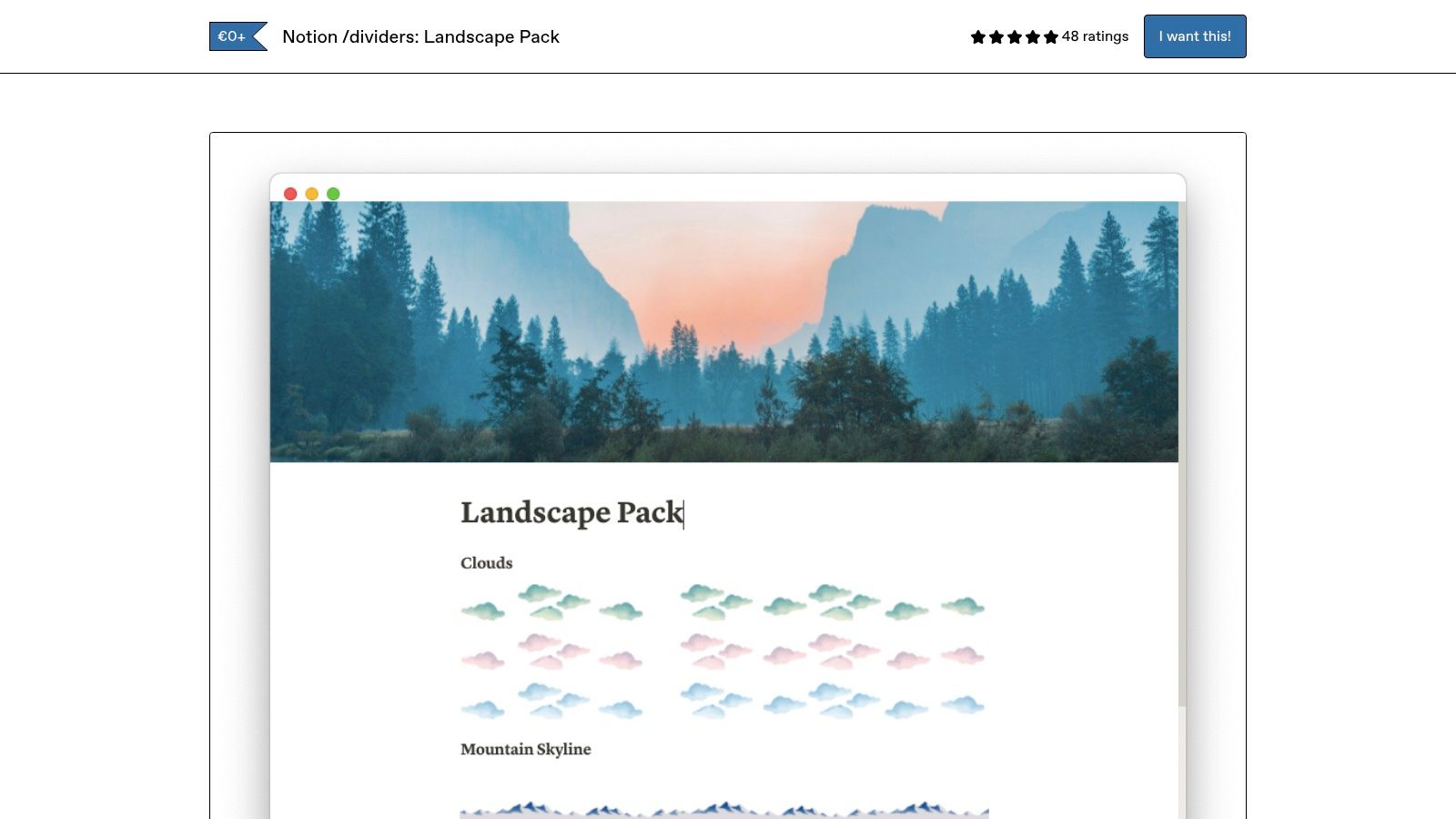 Gumroad – Lari Niehl's Landscape Pack