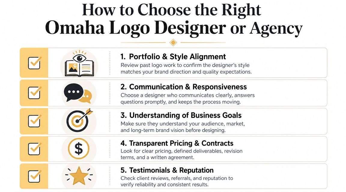 How to Choose the Right Omaha Logo Designer or Agency