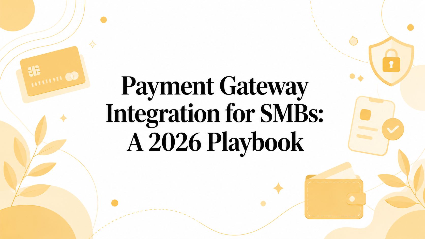 Payment Gateway Integration for SMBs: A 2026 Playbook