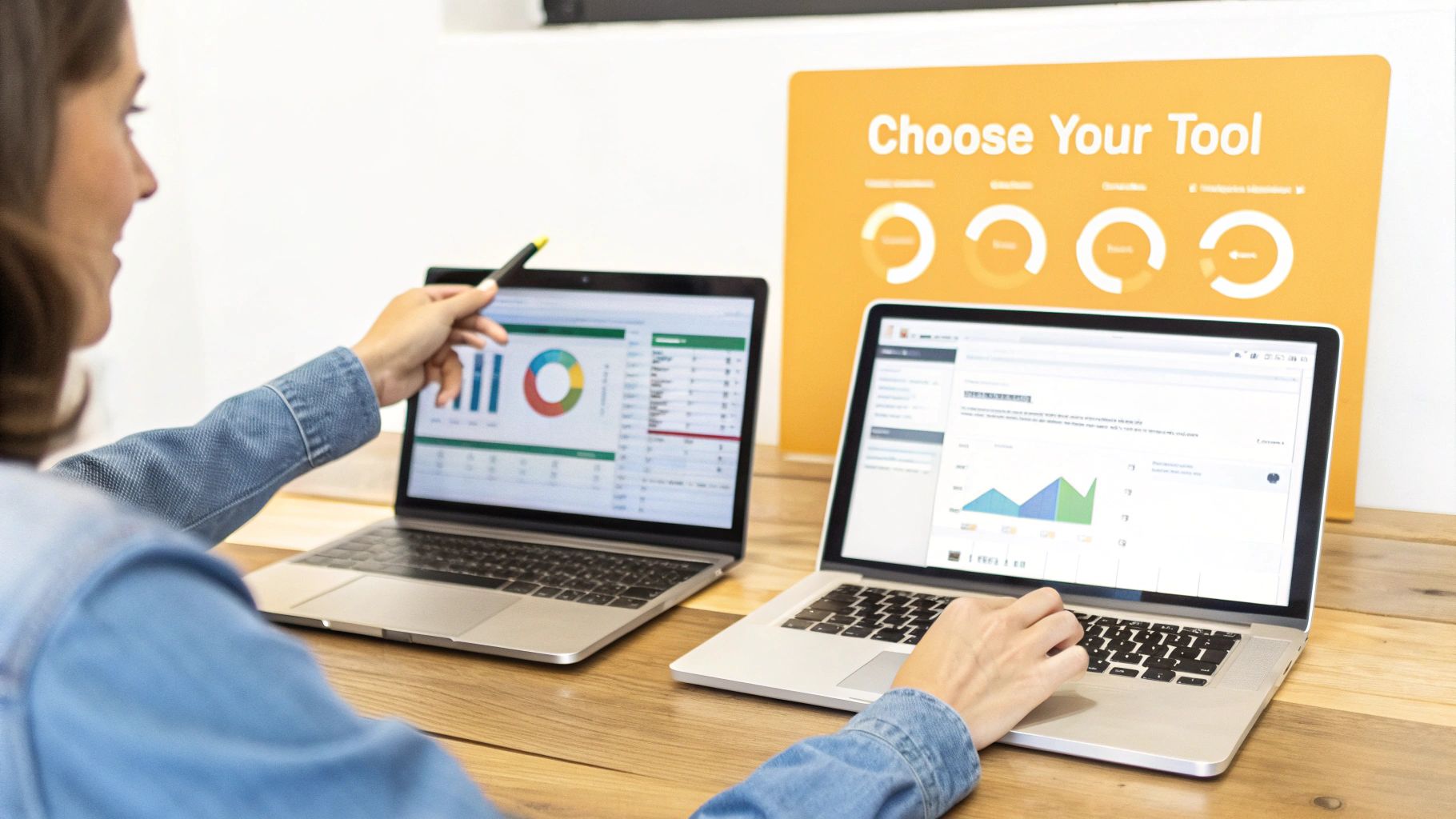 A side-by-side comparison of SEMrush Pro and Ahrefs feature dashboards