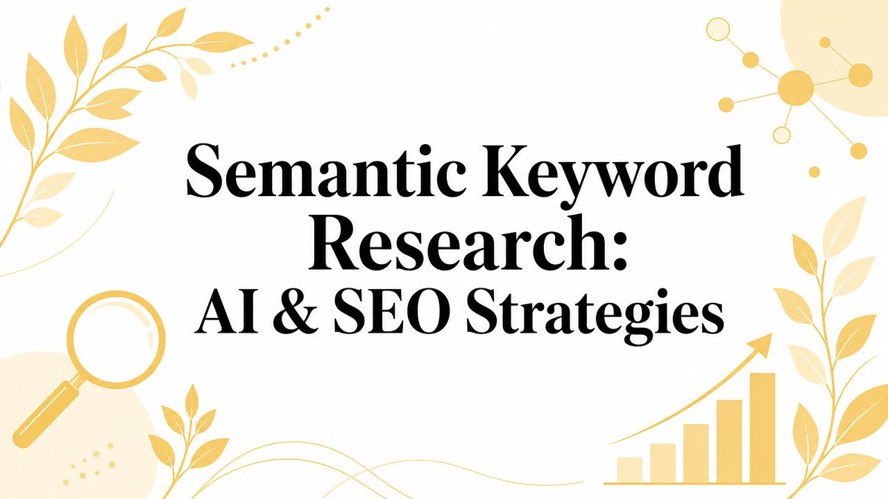 Semantic Keyword Research: AI & SEO Strategies