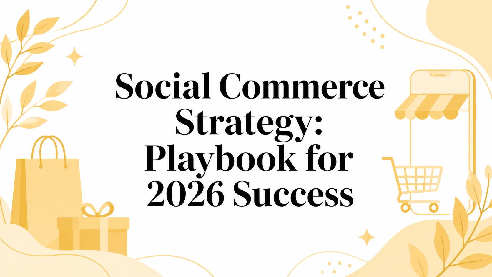 Social Commerce Strategy: Playbook for 2026 Success
