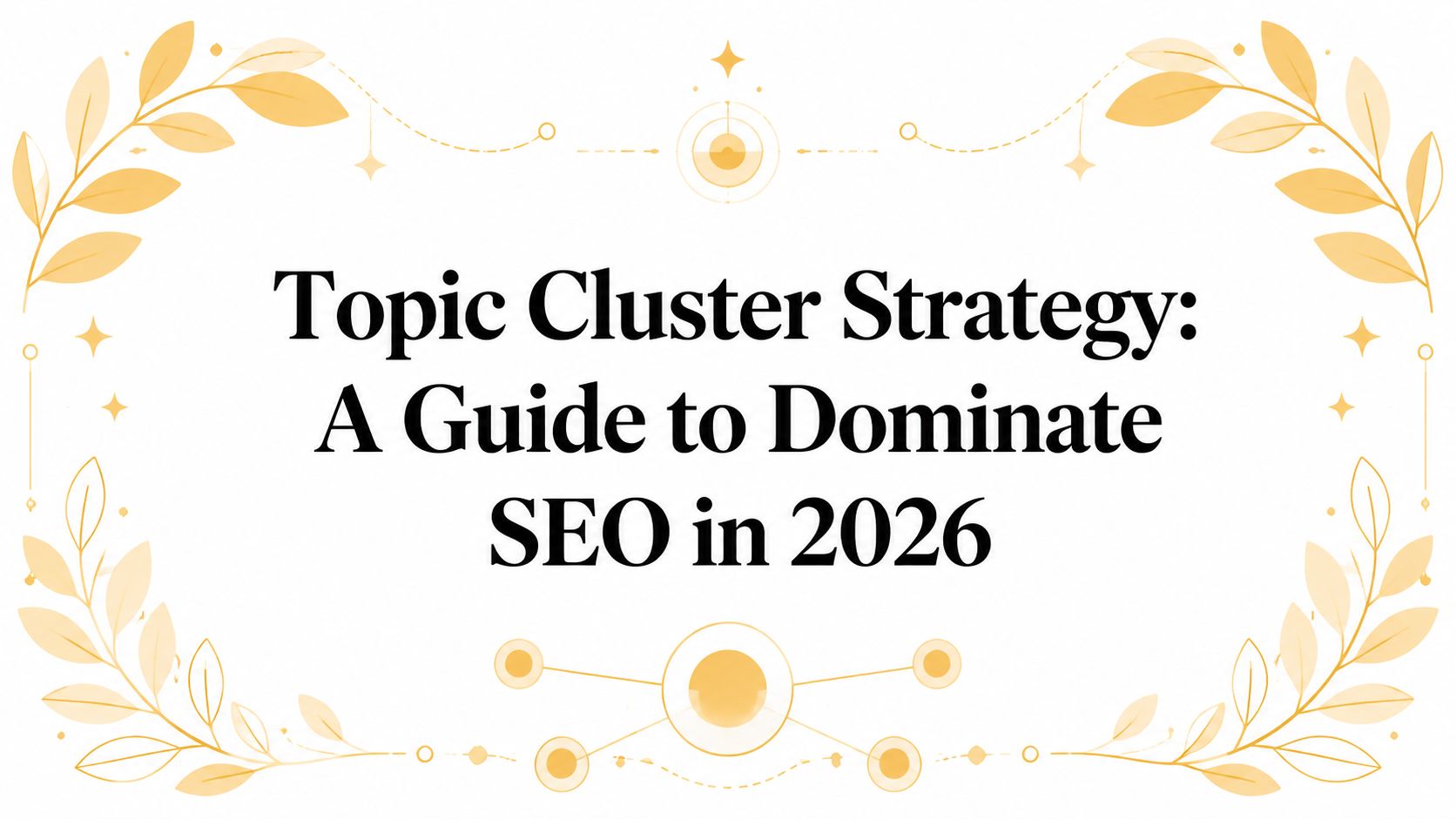 Topic Cluster Strategy: A Guide to Dominate SEO in 2026
