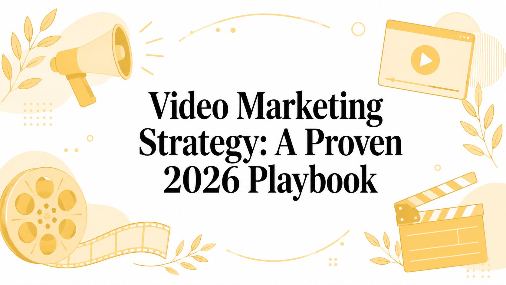 Video Marketing Strategy: A Proven 2026 Playbook