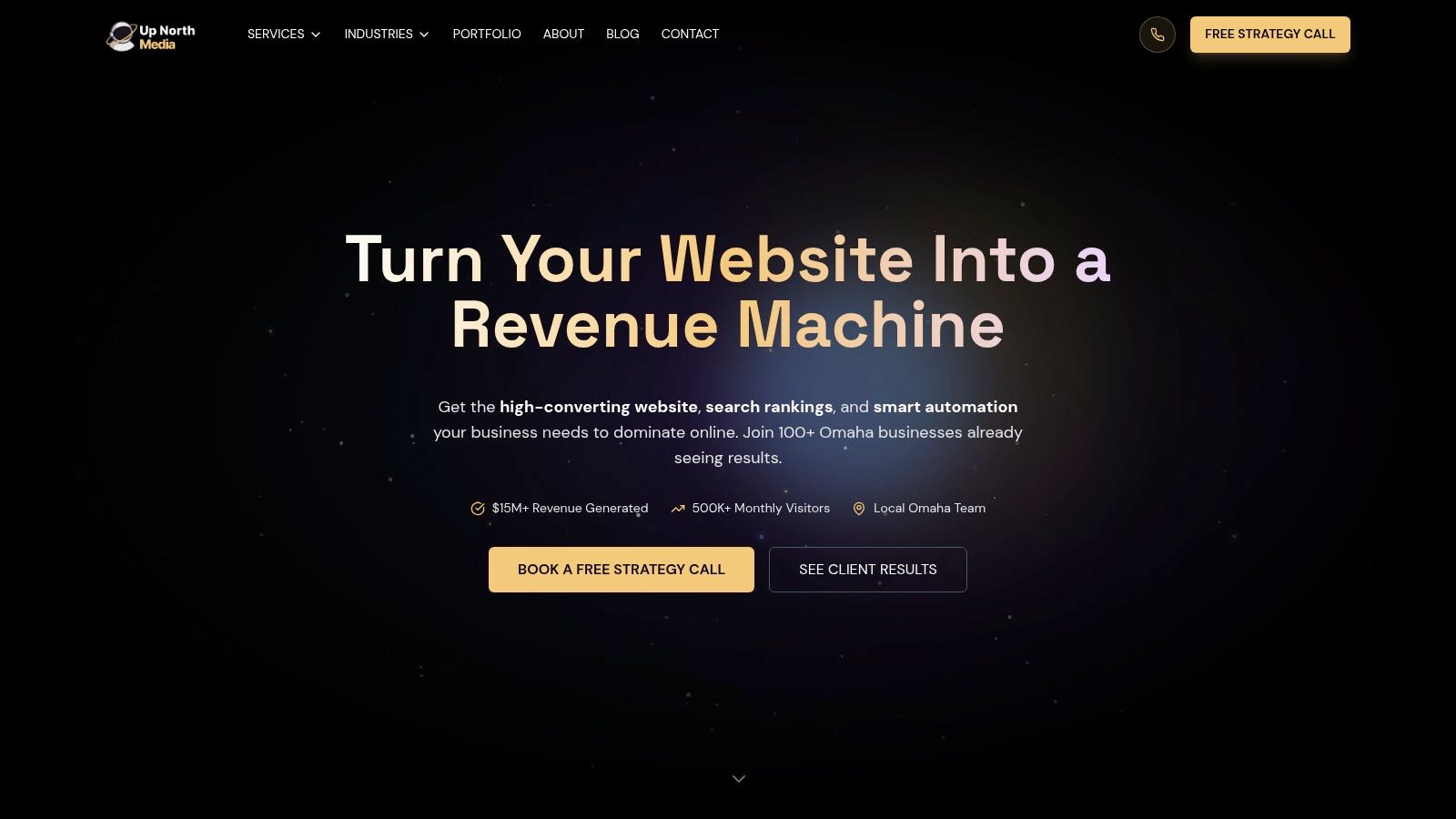 Screenshot from https://upnorthmedia.co