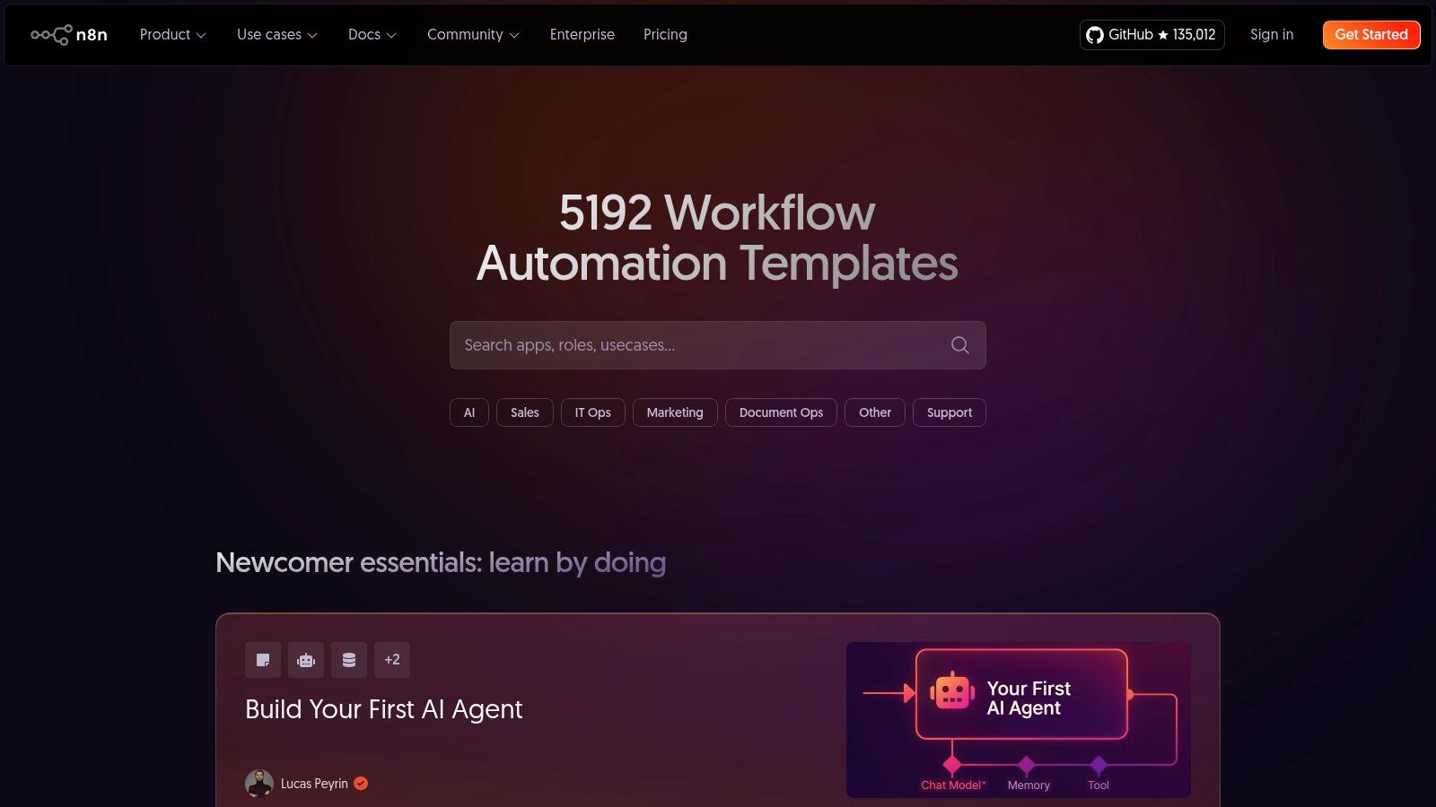 n8n – Community Workflow Templates
