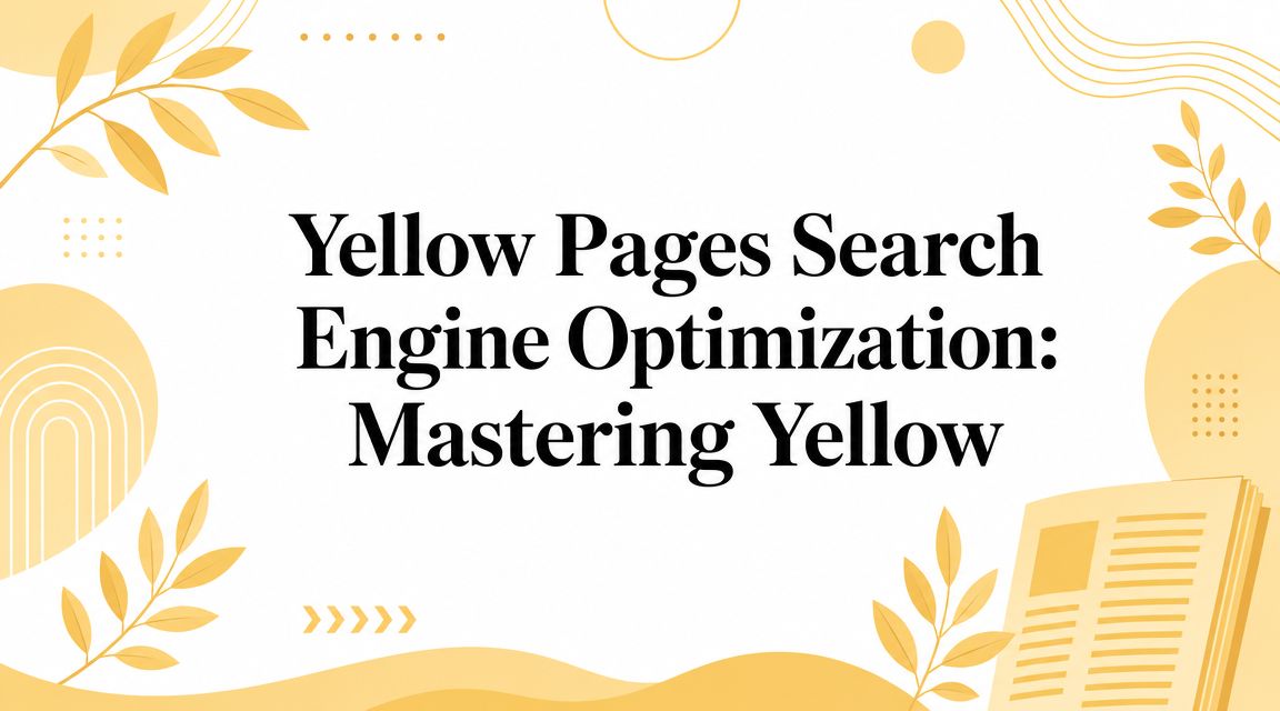 Yellow Pages Search Engine Optimization: Mastering Yellow